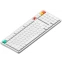 Клавиатура NuPhy AIR100v3 (Brown Nano Switch) RGB White - AIR100v3-NW-BRN