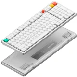 Клавиатура NuPhy AIR100v3 (Brown Nano Switch) RGB White (AIR100v3-NW-BRN)