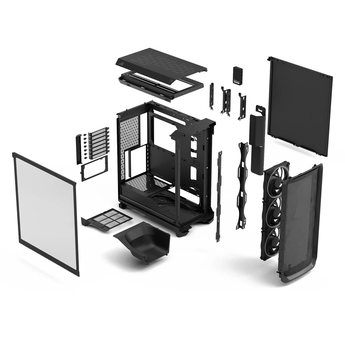 Корпус Fractal Design Meshify 3 Ambience Pro RGB Black TG Light Tint - FD-C-MES3A-03 - фото 12