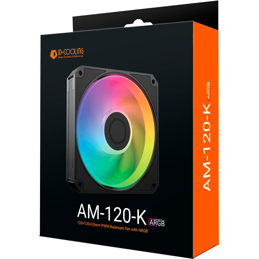 Вентилятор для корпуса ID-COOLING AM-120-ARGB-K - фото 8