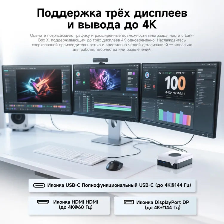 Мини ПК Chuwi LarkBox X 100U (80328) - 6935768780328 - фото 11