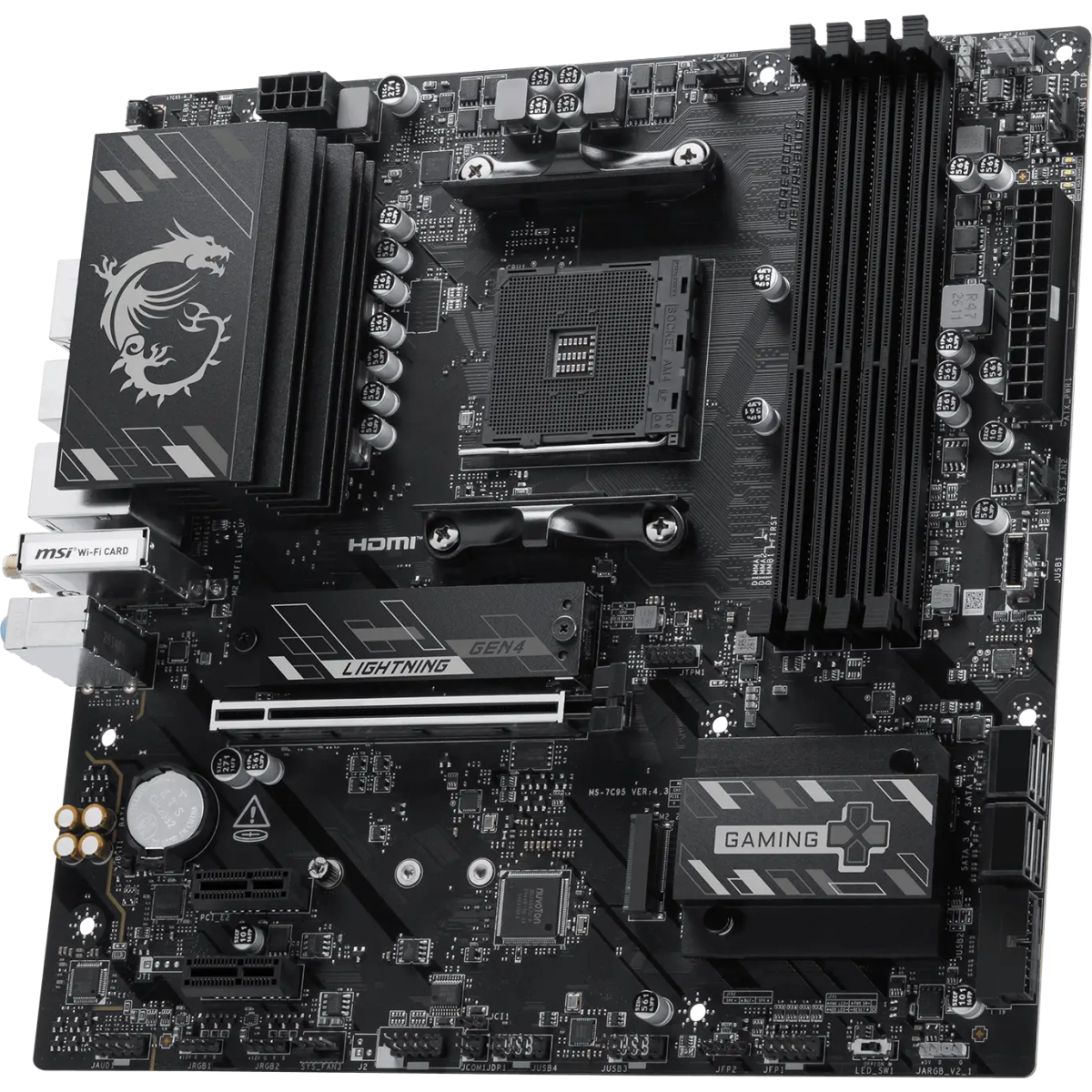 Материнская плата MSI B550M GAMING PLUS WIFI6E - фото 2