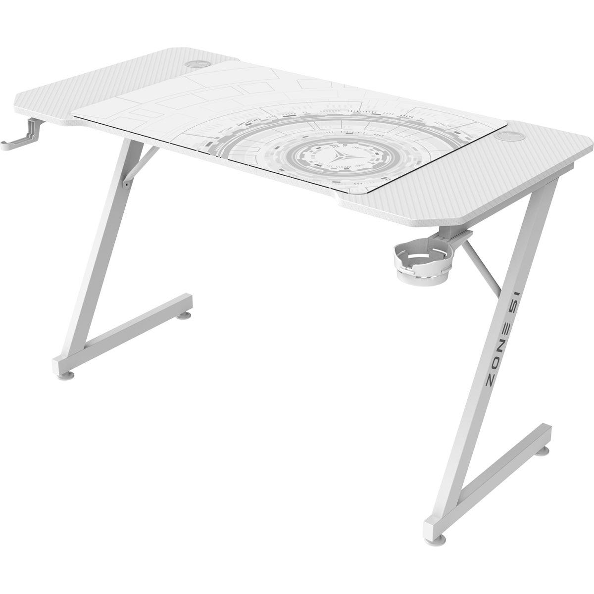 Компьютерный стол ZONE 51 TRINE 120 White - Z51-T2N-WH - фото 3