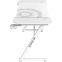 Компьютерный стол ZONE 51 TRINE 120 White - Z51-T2N-WH - фото 4