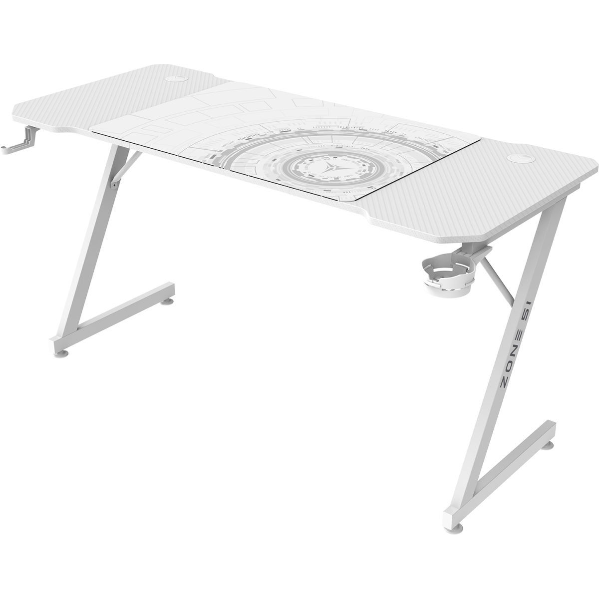 Компьютерный стол ZONE 51 TRINE 140 White - Z51-T4N-WH - фото 3