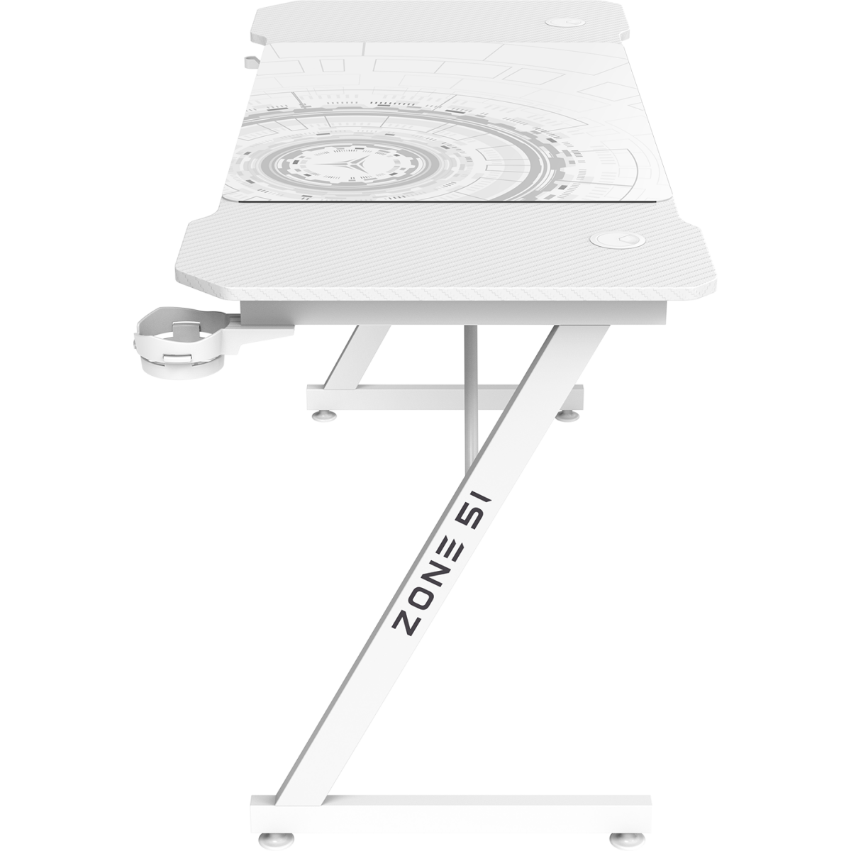 Компьютерный стол ZONE 51 TRINE 140 White - Z51-T4N-WH - фото 4