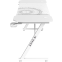 Компьютерный стол ZONE 51 TRINE 140 White - Z51-T4N-WH - фото 4