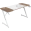 Компьютерный стол ZONE 51 TRINE 140 Wood/White - Z51-T4N-WD
