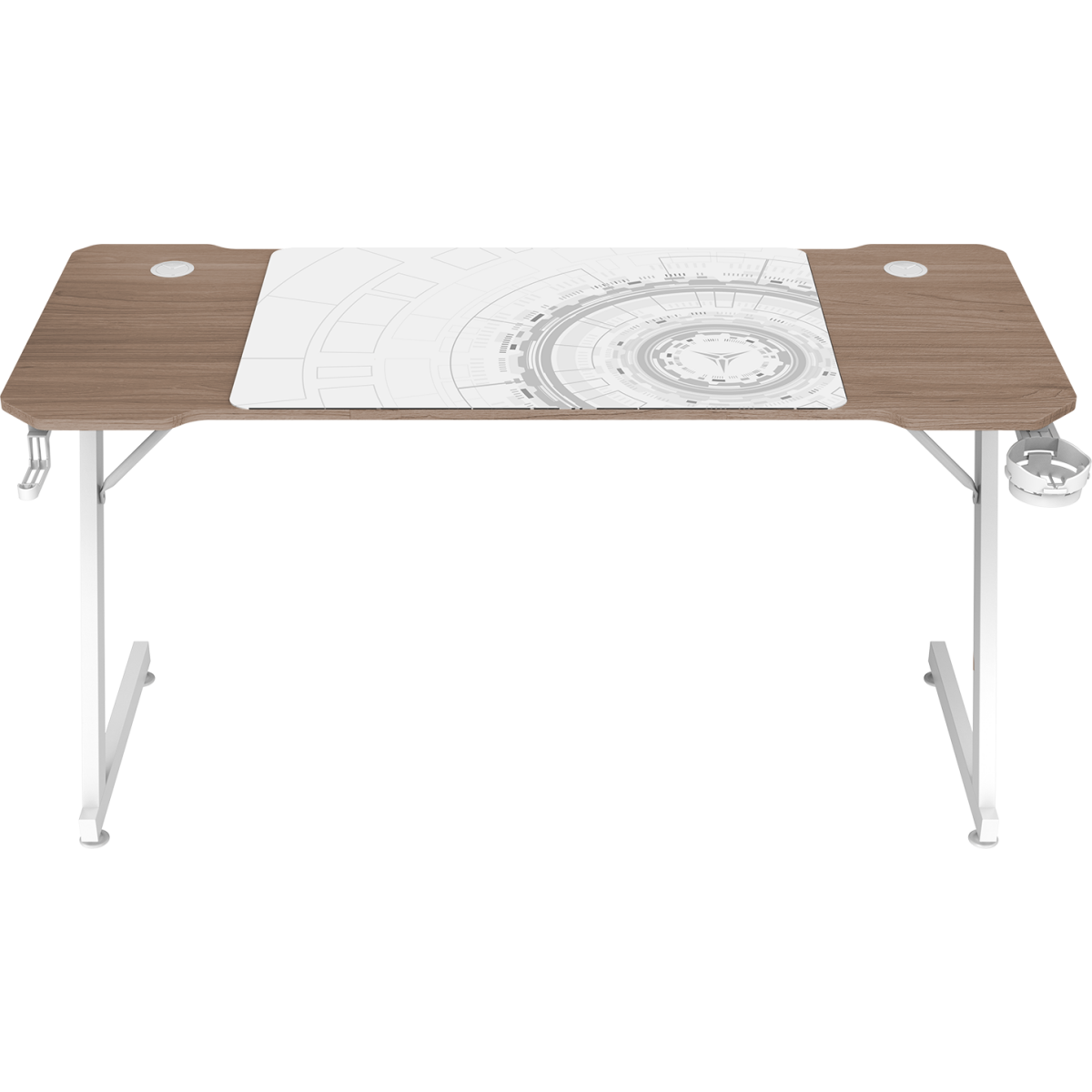 Компьютерный стол ZONE 51 TRINE 140 Wood/White - Z51-T4N-WD - фото 2
