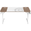 Компьютерный стол ZONE 51 TRINE 140 Wood/White - Z51-T4N-WD - фото 2