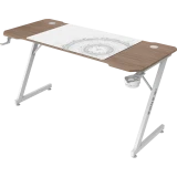 Компьютерный стол ZONE 51 TRINE 140 Wood/White (Z51-T4N-WD)