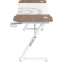 Компьютерный стол ZONE 51 TRINE 140 Wood/White - Z51-T4N-WD - фото 4