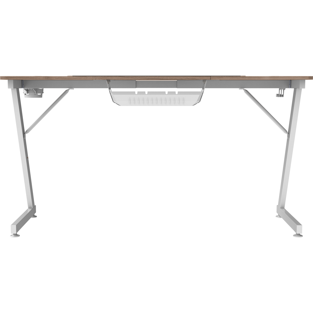 Компьютерный стол ZONE 51 TRINE 140 Wood/White - Z51-T4N-WD - фото 6