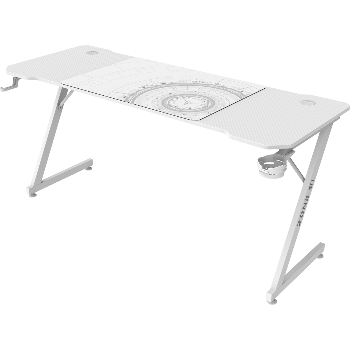 Компьютерный стол ZONE 51 TRINE 160 White - Z51-T6N-WH - фото 3