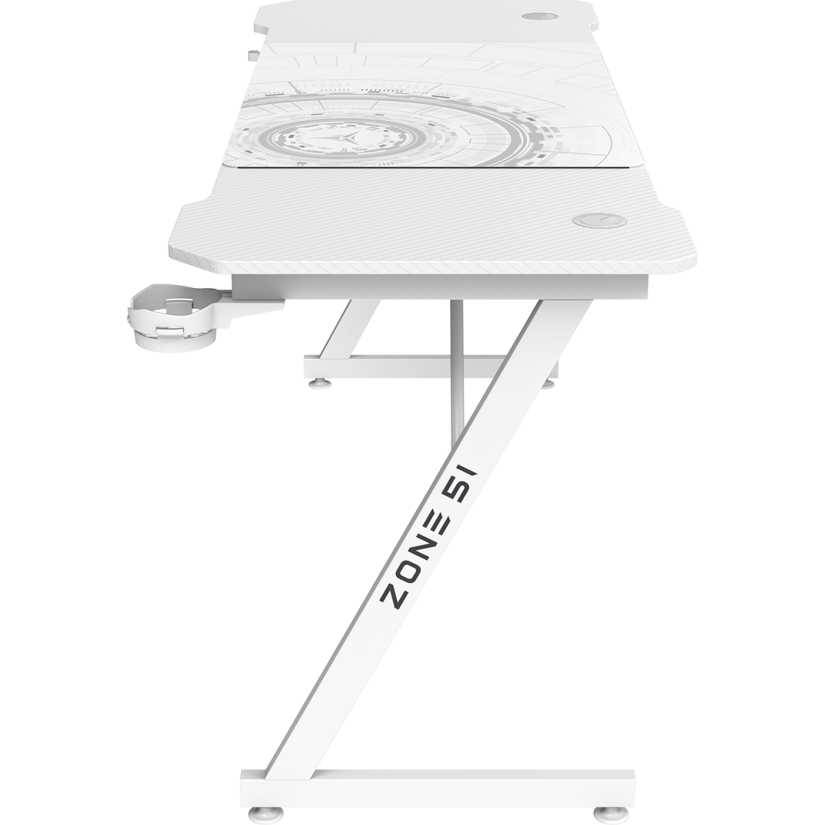 Компьютерный стол ZONE 51 TRINE 160 White - Z51-T6N-WH - фото 4