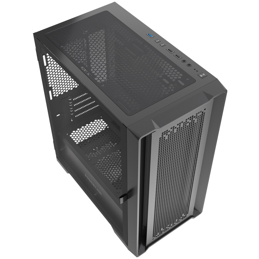 ..... Корпус Powercase ByteFlow Micro NF Black, царапина на лицевой панели - CAMBNF-F0 - фото 4
