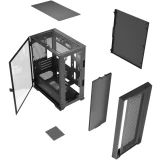 ..... Корпус Powercase ByteFlow Micro NF Black, царапина на лицевой панели (CAMBNF-F0)