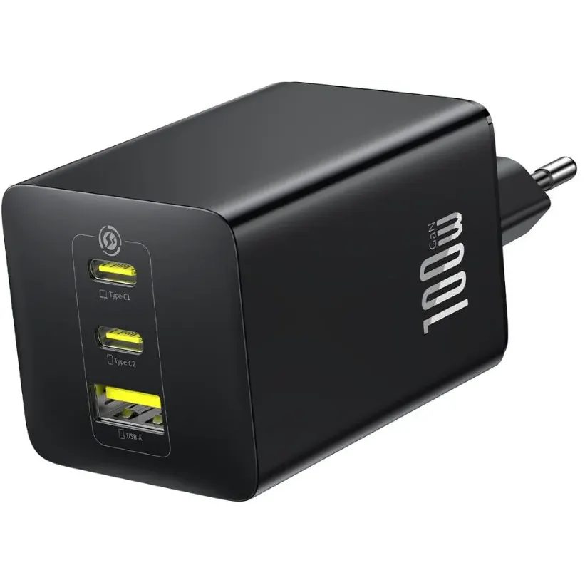 Сетевое зарядное устройство Baseus EnerFill FE11 100W Cosmic Black - P10182102123-00