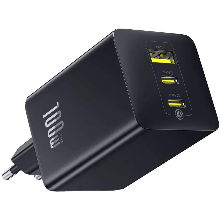 Сетевое зарядное устройство Baseus EnerFill FE11 100W Cosmic Black - P10182102123-00 - фото 2