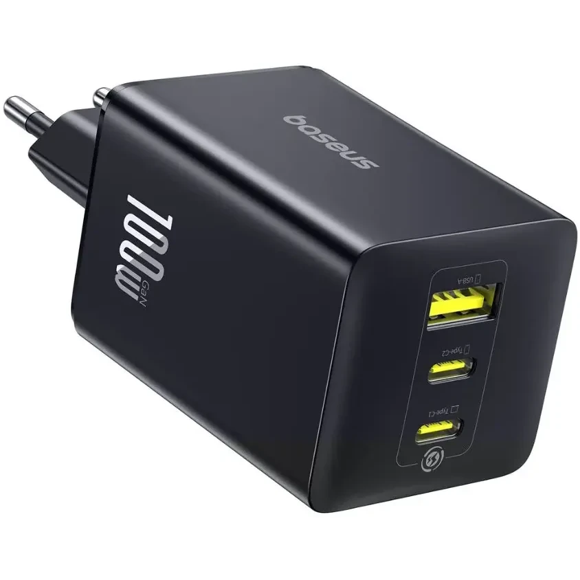 Сетевое зарядное устройство Baseus EnerFill FE11 100W Cosmic Black - P10182102123-00 - фото 3