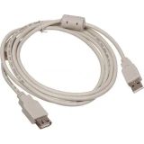 Кабель удлинительный USB A (M) - USB A (F), 1.8м, Buro USB2.0-AM-AF-1.8M-MG