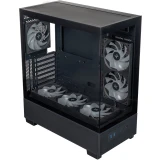 Корпус XASTRA Q500 6ARGB-FA-C6 Black (Q500-1FA36A-1FA24A-1FA12A-C6)