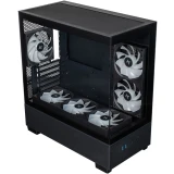 Корпус XASTRA Q500M 6ARGB-FA-C6 Black (Q500M-1FA36A-1FA24A-1FA12A-C6)