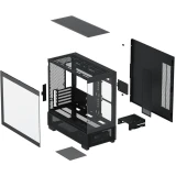 Корпус XASTRA Q500M 6ARGB-FA-C6 Black (Q500M-1FA36A-1FA24A-1FA12A-C6)