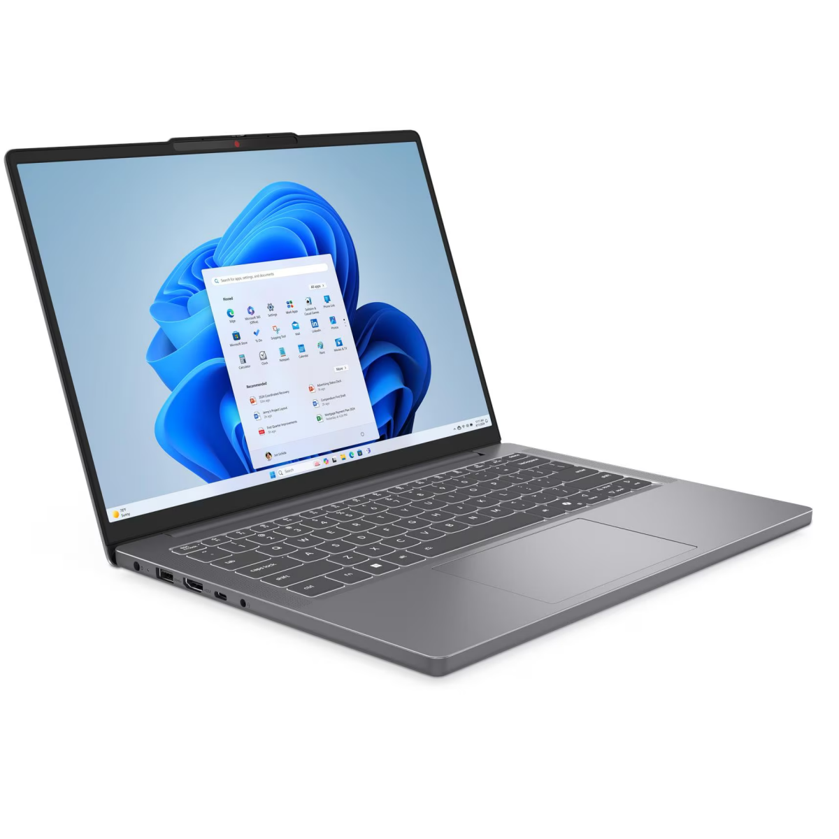 Ноутбук Lenovo IdeaPad Slim 3 14IRH10 Luna Grey (83K0005CPS) - фото 2