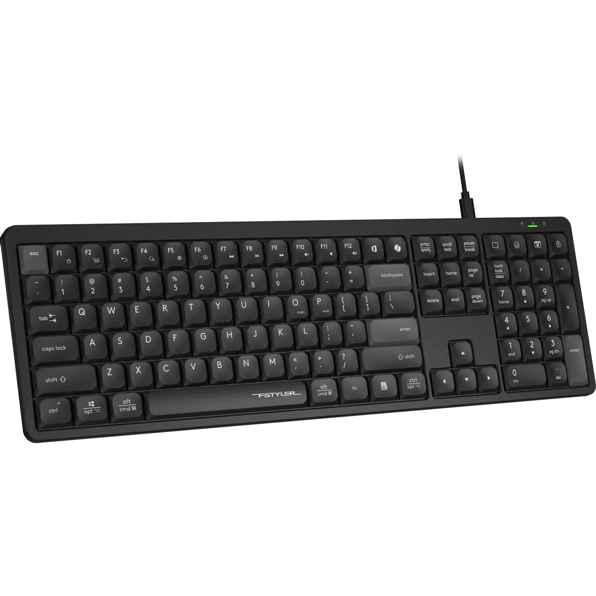 Клавиатура A4Tech Fstyler FX55 Black - фото 2