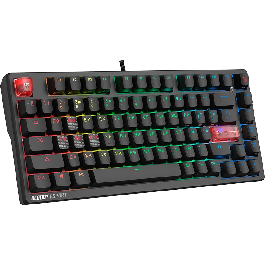 Клавиатура Bloody MS76 Sports Black - фото 5