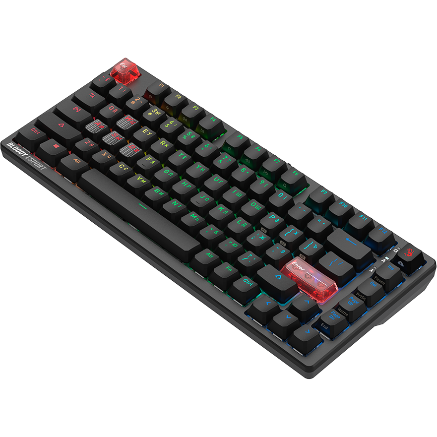 Клавиатура Bloody MS76 Sports Black - фото 7