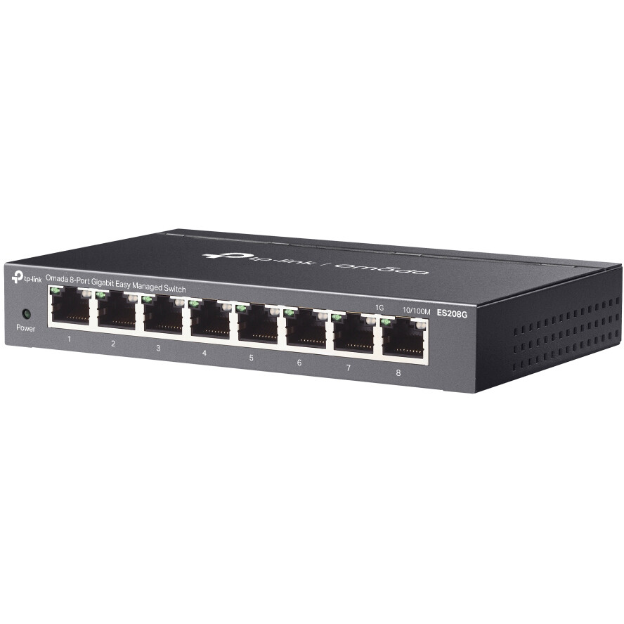 Коммутатор (свитч) TP-Link Omada ES208G - фото 3