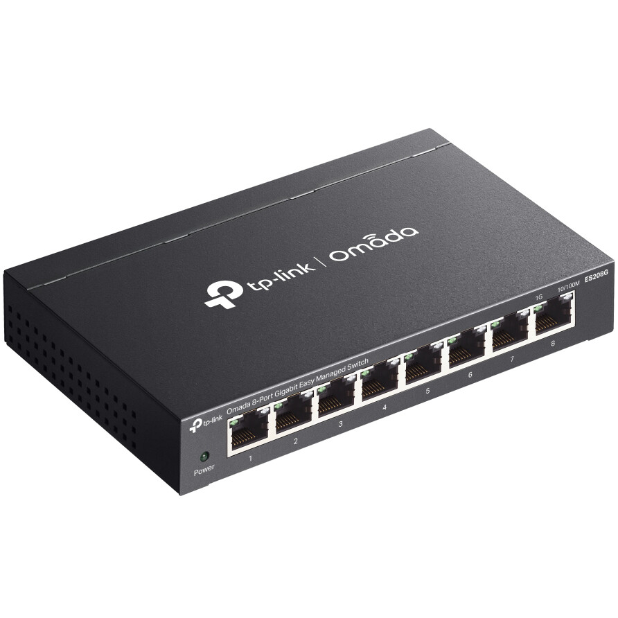 Коммутатор (свитч) TP-Link Omada ES208G - фото 4