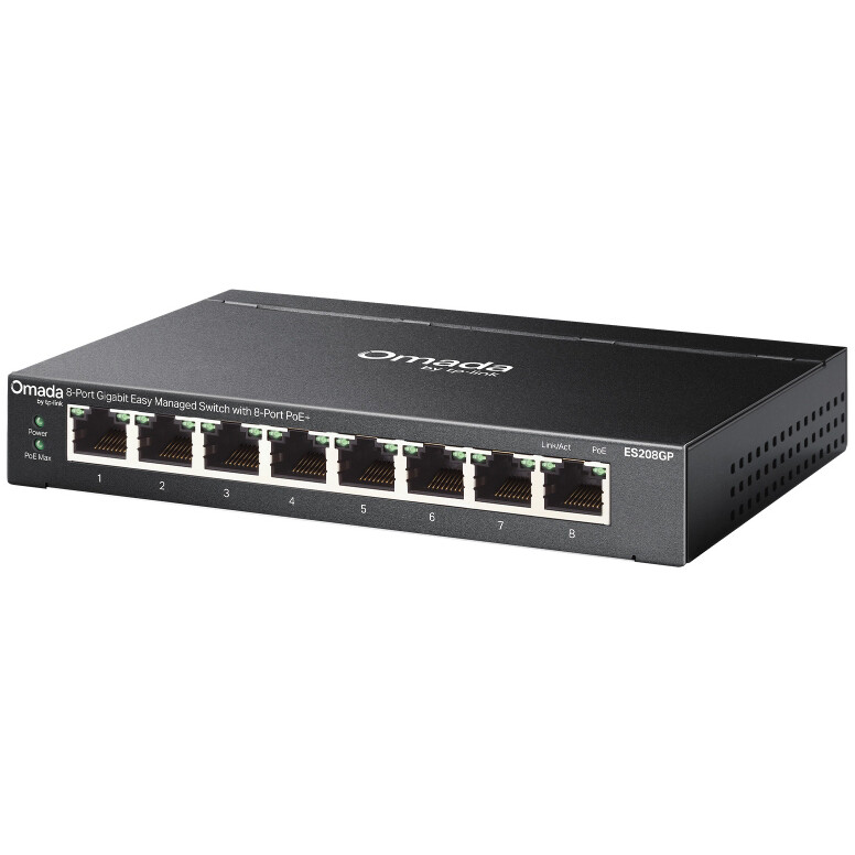 Коммутатор (свитч) TP-Link Omada ES208GP - фото 3
