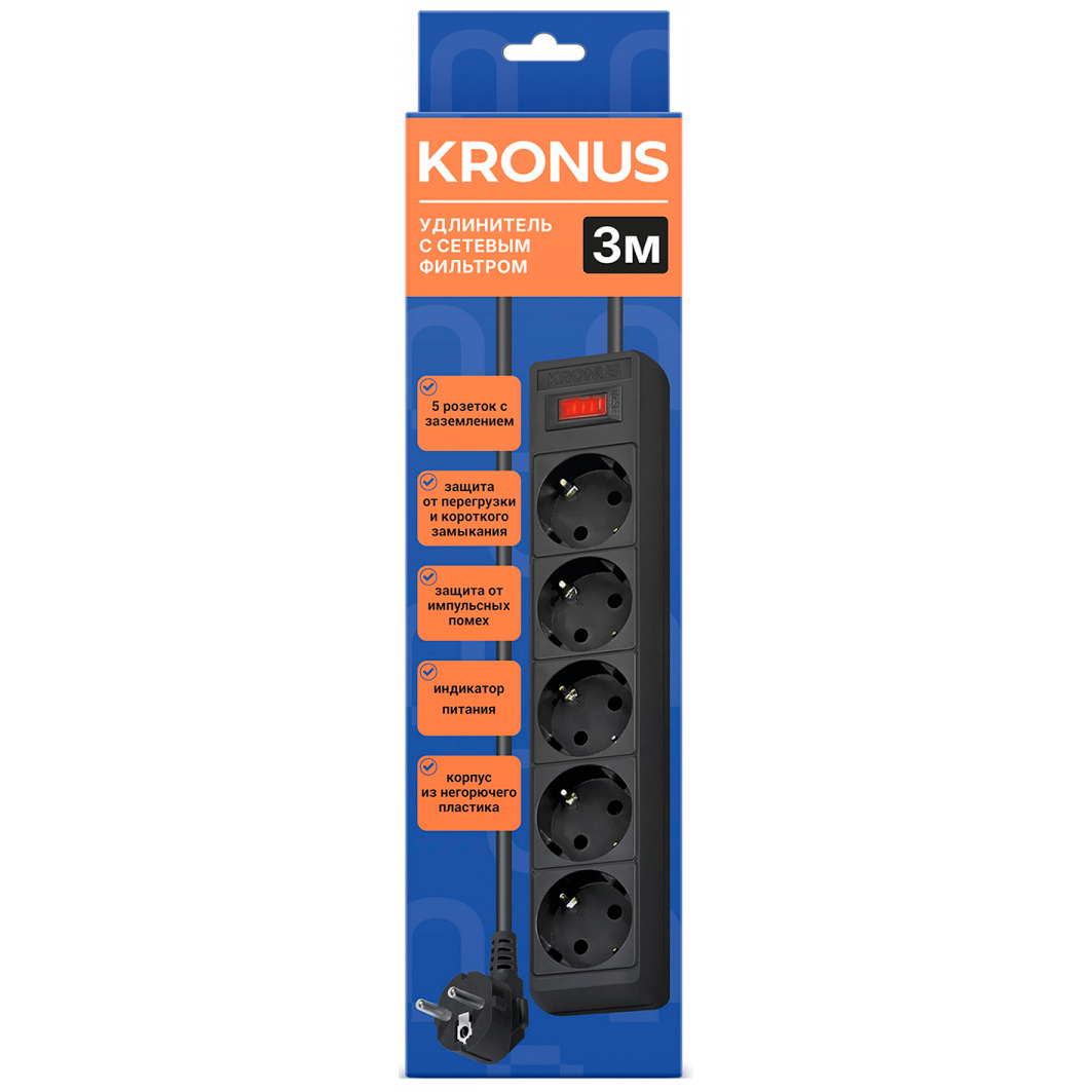 Сетевой фильтр KRONUS KRS-07-0004 - фото 3