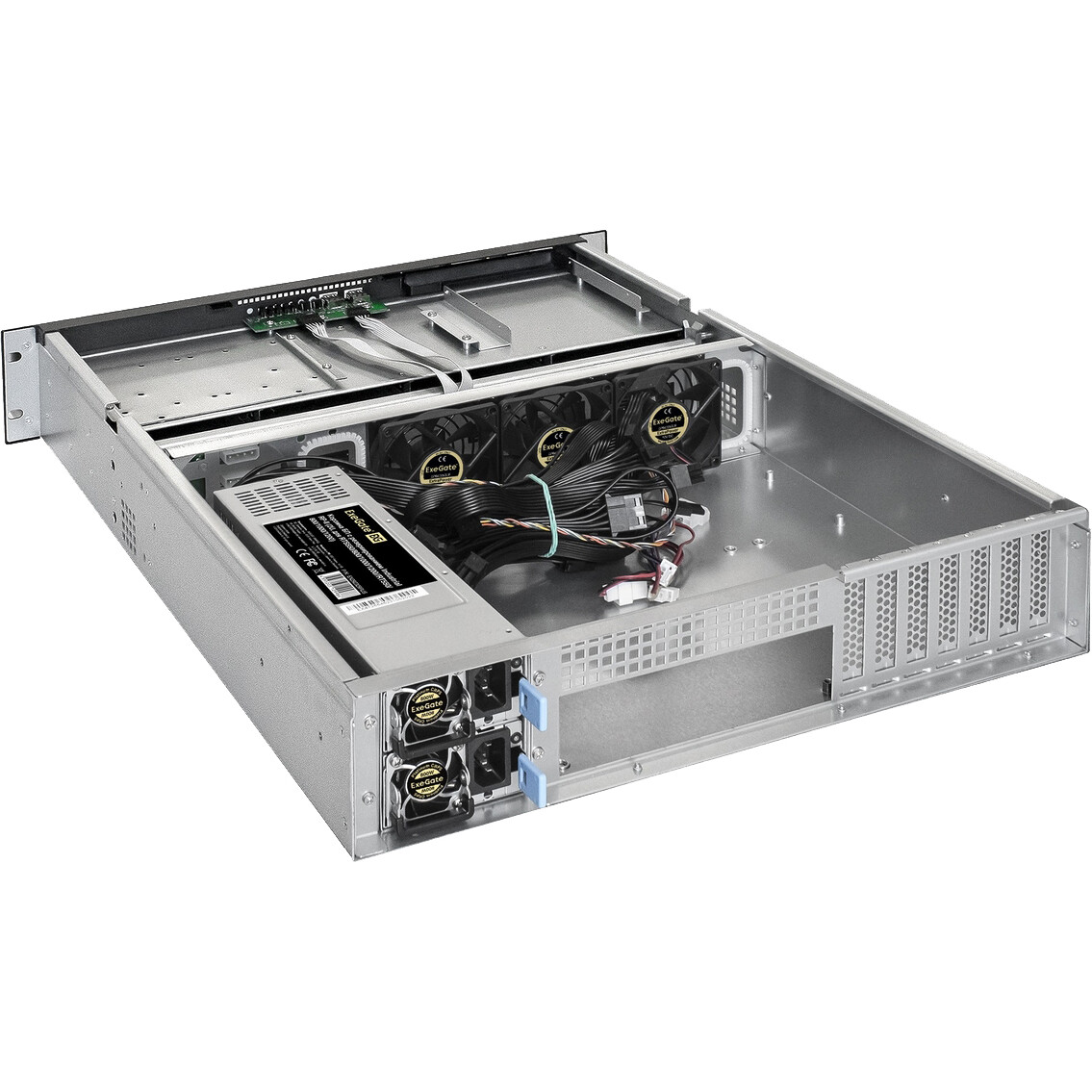 Серверный корпус ExeGate Pro 2U550-HS08/Redundant 2x1600W - EX304279RUS - фото 4