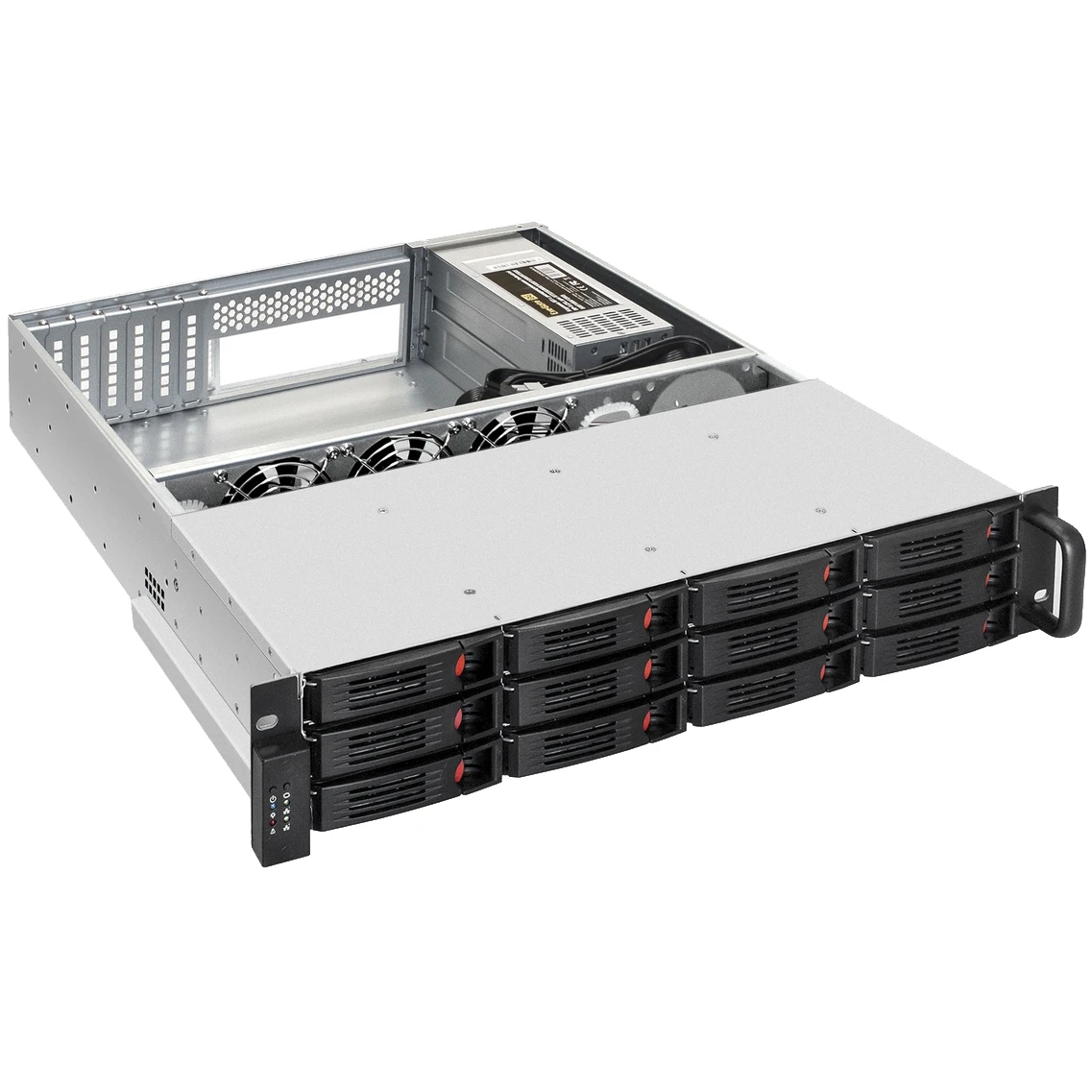 Серверный корпус ExeGate Pro 2U550-HS12/Redundant 2x1000W - EX294273RUS - фото 2