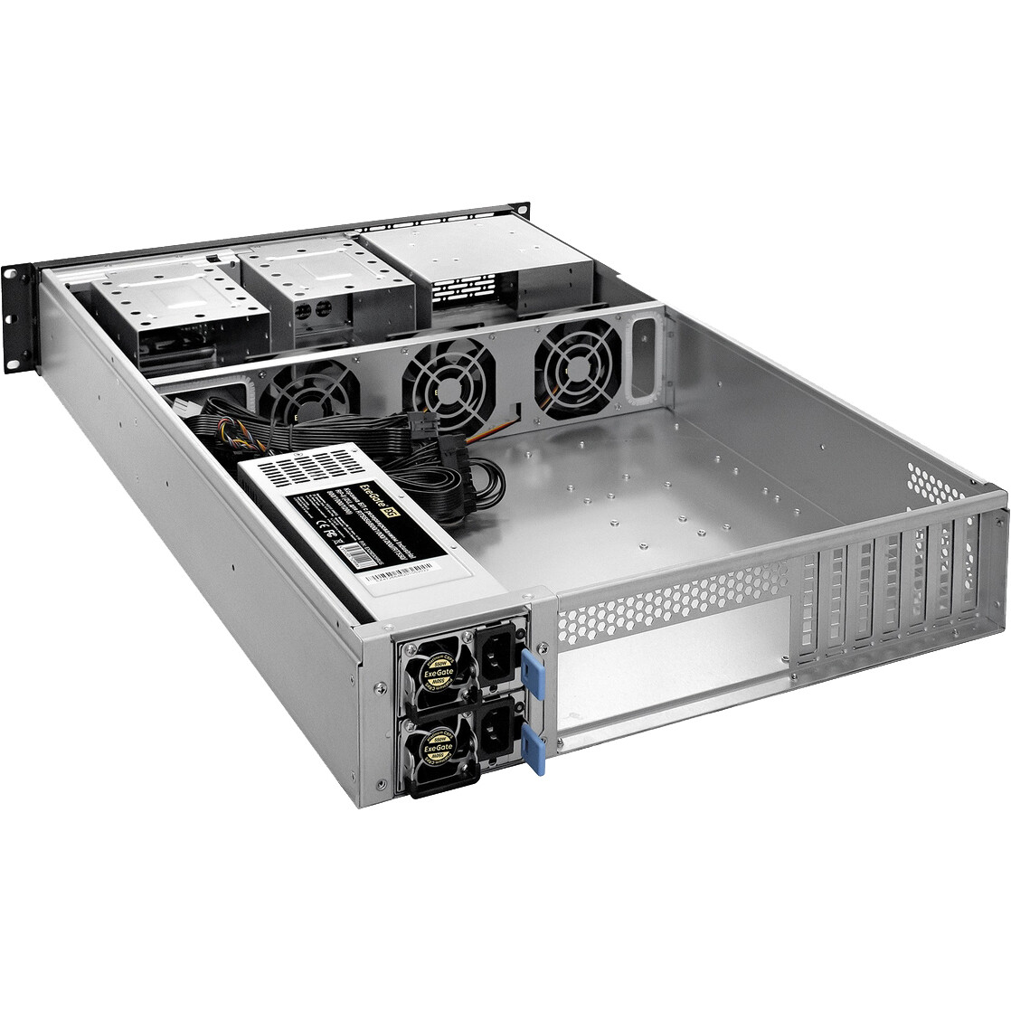 Серверный корпус ExeGate Pro 2U650-06/2U2098L/Redundant 2x1300W - EX304284RUS - фото 4