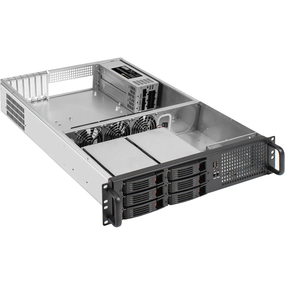 Серверный корпус ExeGate Pro 2U660-HS06/Redundant 2x550W - EX294283RUS - фото 2