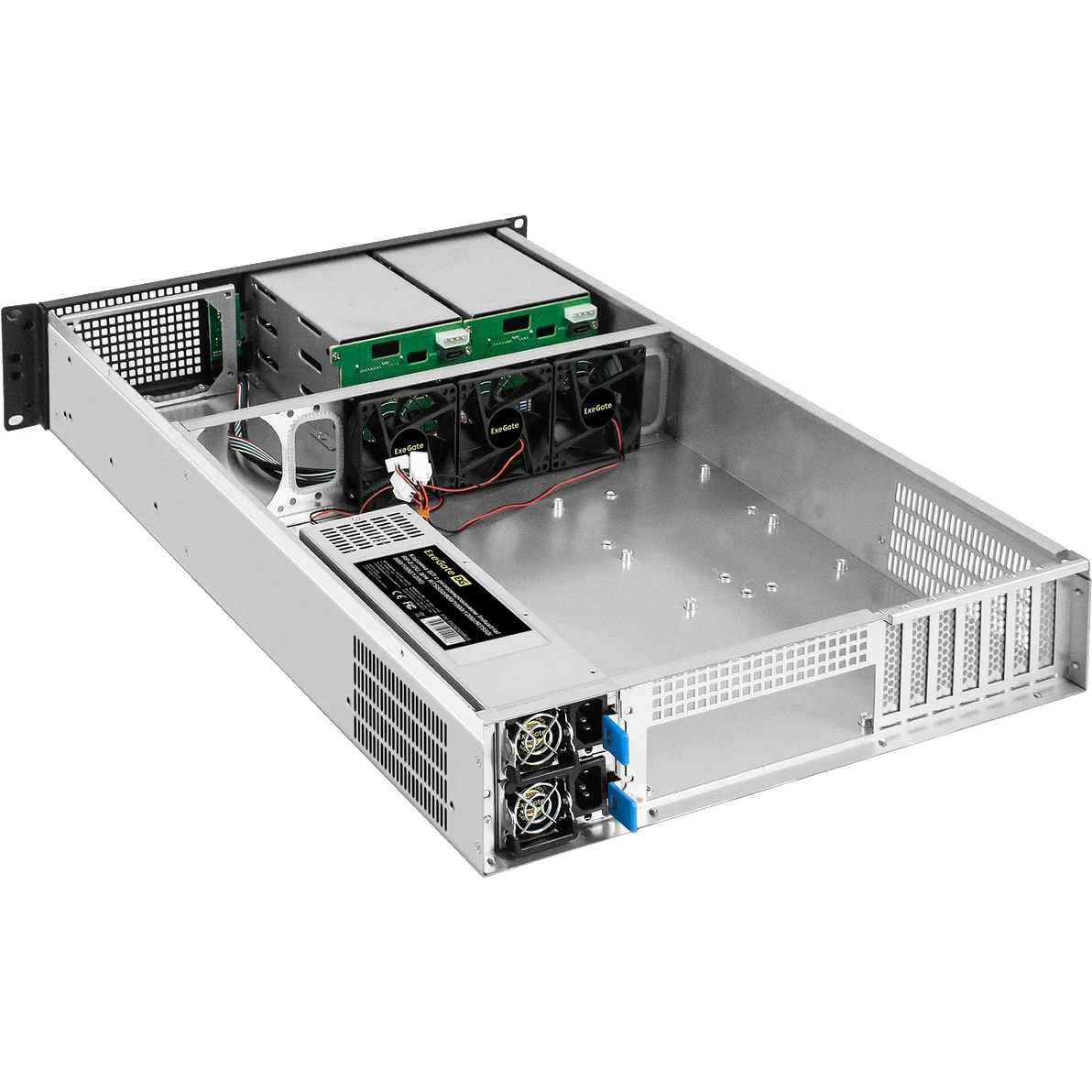 Серверный корпус ExeGate Pro 2U660-HS06/Redundant 2x1200W - EX294286RUS - фото 4
