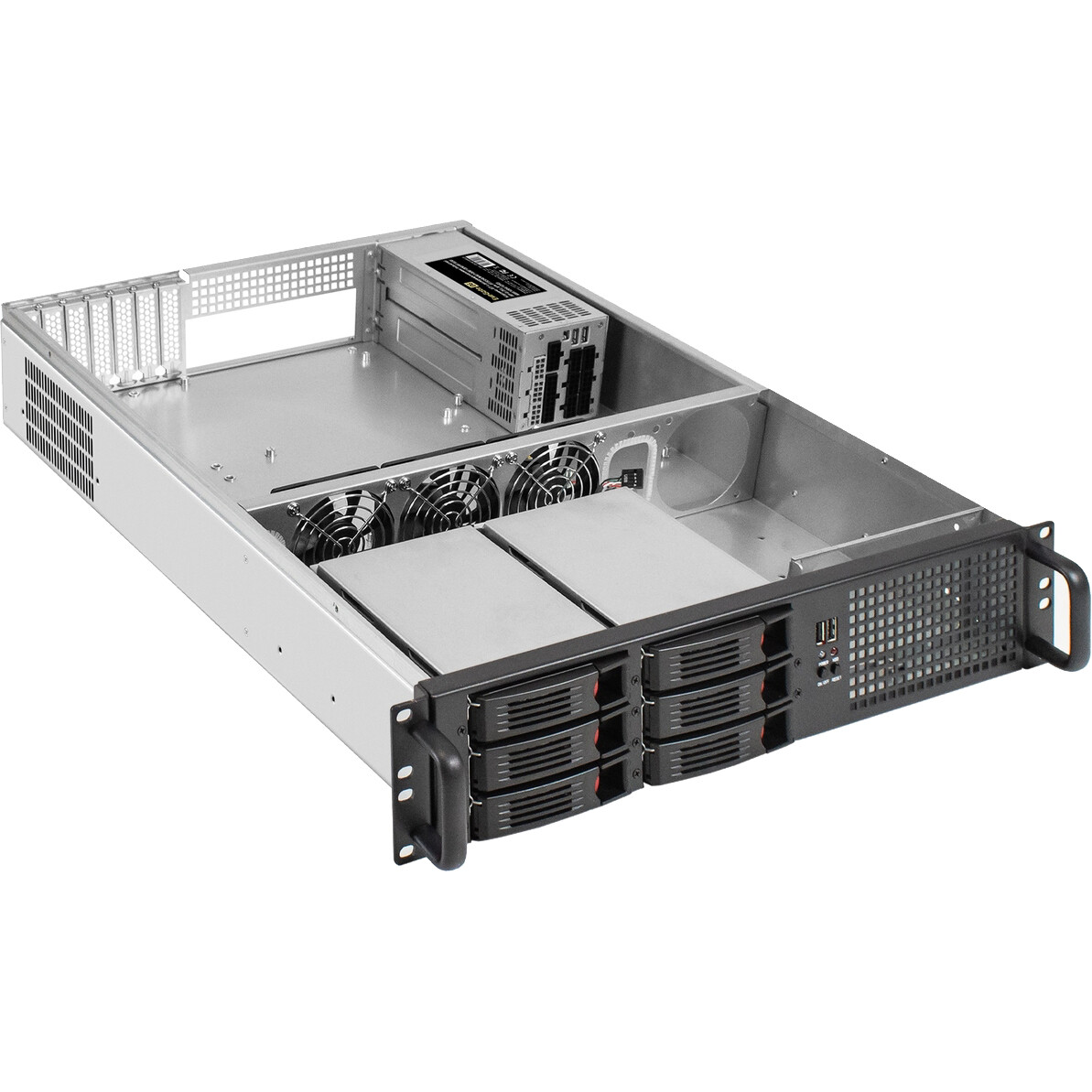 Серверный корпус ExeGate Pro 2U660-HS06/Redundant 2x1300W - EX304290RUS - фото 2
