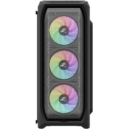 ..... Корпус Zalman N5 MF Black, вмятина на боковой крышке корпуса - фото 2