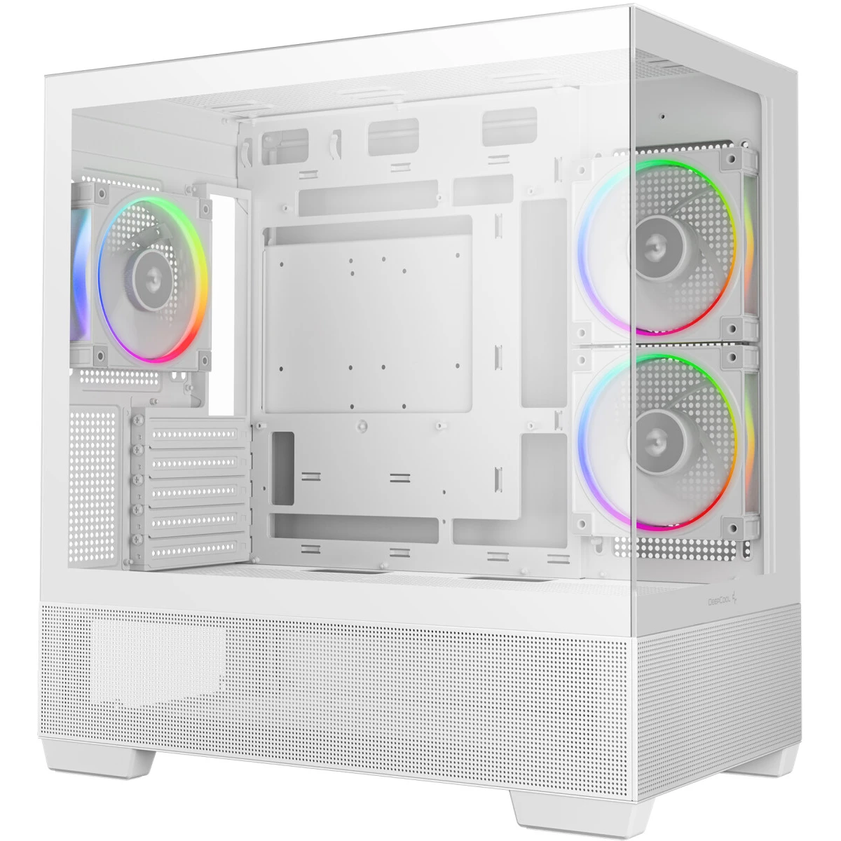 ..... Корпус DeepCool CG380 3F White, мятый угол корпуса - R-CG380-WHAGM3-G