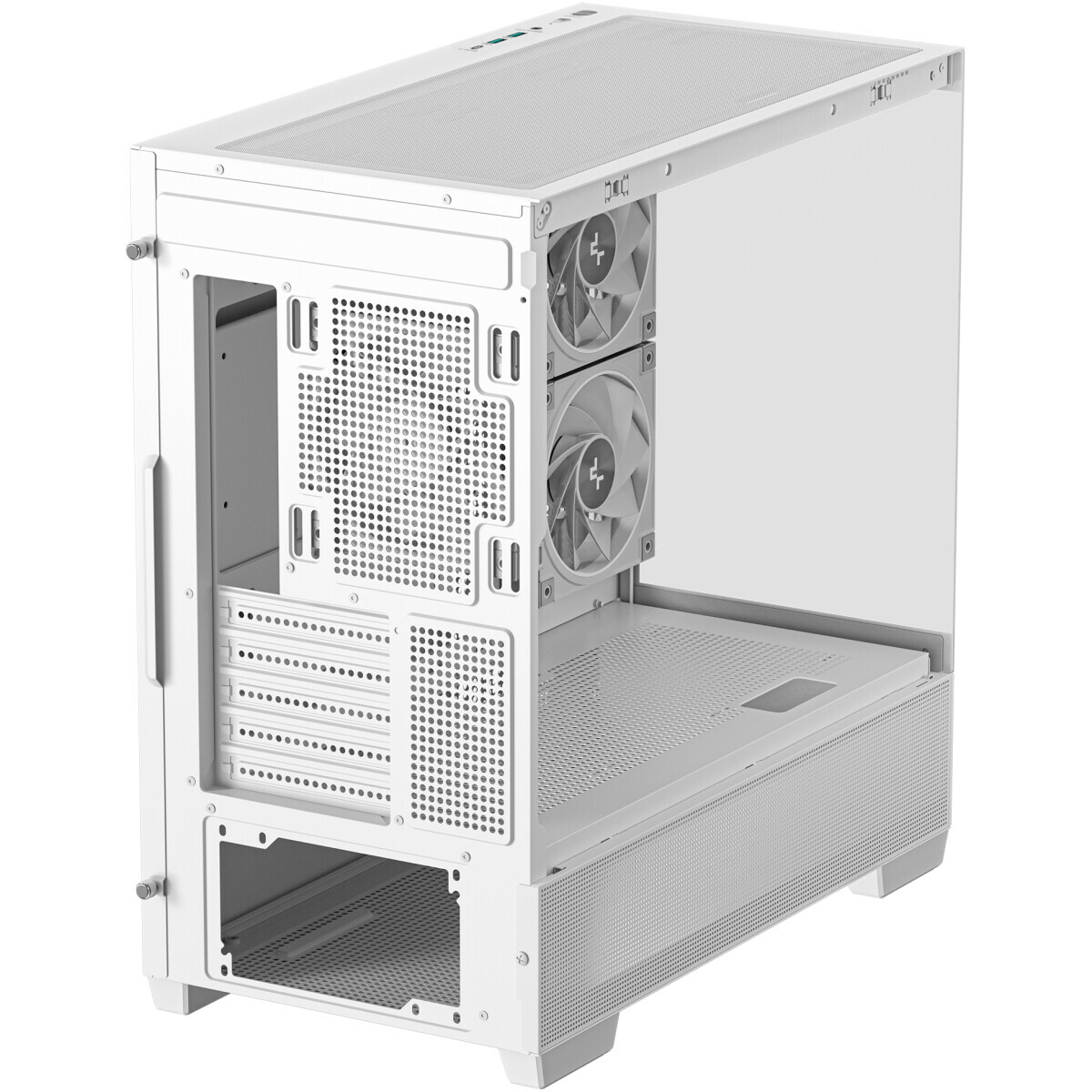 ..... Корпус DeepCool CG380 3F White, мятый угол корпуса - R-CG380-WHAGM3-G - фото 6