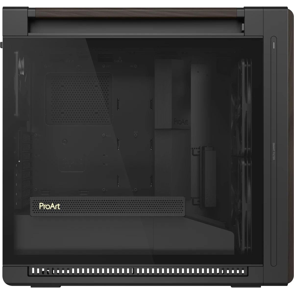 Корпус ASUS ProArt PA602 Wood Edition Tempered Glass Panel Modern Black - 90DC00J0-B09030 - фото 7