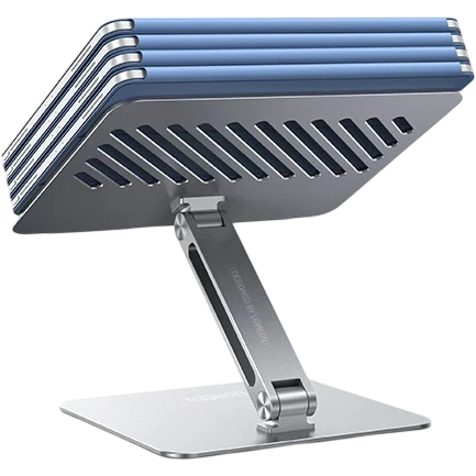 Охлаждающая подставка для ноутбука UGREEN Adjustable Laptop Stand Silver (LP339) - 40291 - фото 2