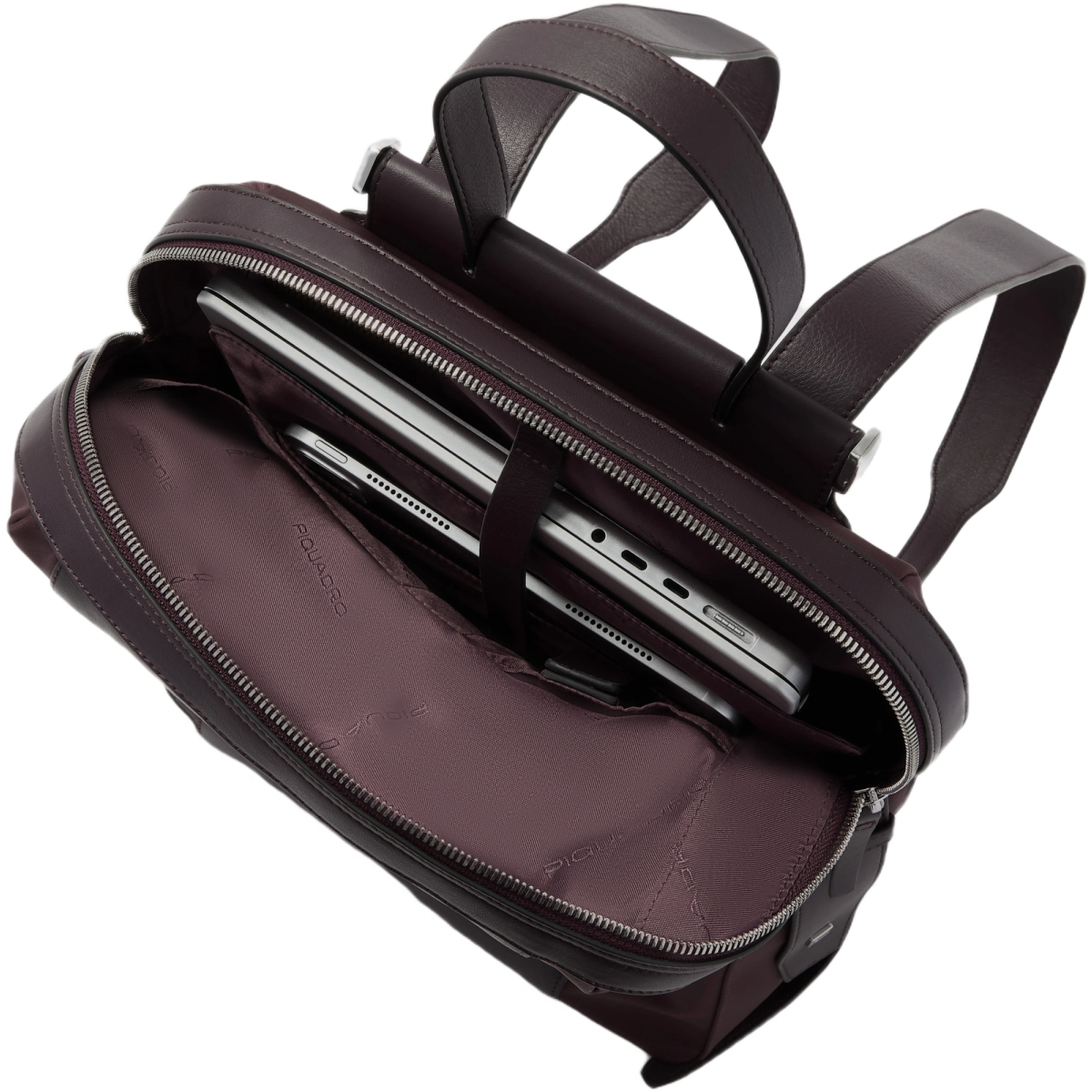 Рюкзак для ноутбука Piquadro Women’s Laptop Backpack 14" Burgundy (CA4576W92T/BO2) - фото 4