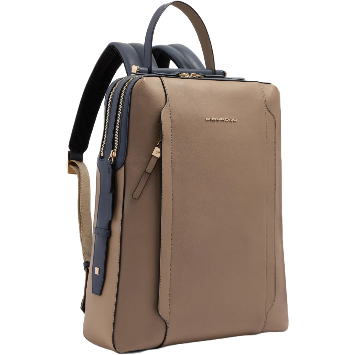 Рюкзак для ноутбука Piquadro Women’s Laptop Backpack 15.6" Beige/Blue (CA7042W92/TOBLU) - фото 2