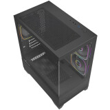 Корпус Powercase Vision Micro M4B Black (CVMM4FHB-A3)